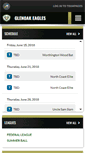 Mobile Screenshot of glenoakeaglesbaseball.com